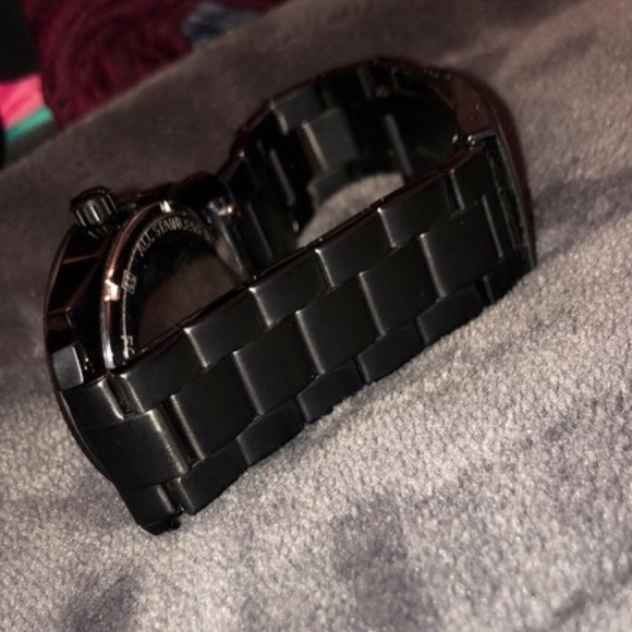 Machine Black Stainless Steel Black Fossil Watch. - Picture 3 of 5